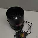 Hon&Guan 6 Inch Inline Booster Duct Fan with Speed Controller - 345 CFM Airflow with 19.2W Ultra-Low Power and Low Noise (Black Basic)