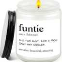 Gifts for Aunt from Niece - Aunt Birthday Gifts Scented Candle Desk Decorations Present for Aunts on Mother's Day or Wedding Gift, Best Auntie Ever Gift New Auntie Presents from Nephew