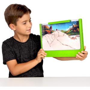 Uncle Milton Giant Ant Farm - Large Viewing Area - Care for Live Ants - Nature Learning Toy - Science DIY Toy Kit - Great Gift for Boys & Girls, Green