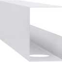 Monoprice Under Desk Cable Tray - Steel with Power Supply and Wire Management - Workstream Collection White