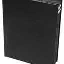 Flora Superior Series, Self Adhesive Album, Black Cover with Black Pages, 10 Page Capacity Holds 20 5" x 5" Photos.