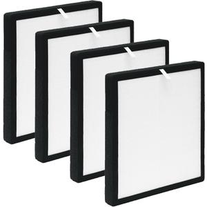 TZ-K2 Filter Replacement, Compatible with ToLife TZ-K2 Air Purifier, 3-in-1 H13 True HEPA Filter, Activated Carbon and Pre-filter, TZ-K2-A, 4 Pack