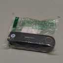 SWEETFULL Portable Handheld Mini Fan with LED Display, 3-in-1 Personal Foldable USB Rechargeable Hand Held Fan & Flashlight for Travel, Lash Eyelash, Cute Small Pocket for Women, Girls (Black)