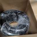 Pond Tubing 2 20ft- Black Corrugated Flexible PVC Hose, Kinkproof & Strong for Garden Ponds, Waterfall Sump Pump Pond Hose