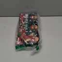 Christmas Stocking Holder for Mantle Wall Hanging Wooden Stocking Hangers for Mantel Fireplace with 6 Hangers Collapsible And the Stockings Were Hung Christmas Stocking Hooks Xmas Decoration 24.4 Inch (A1.Black)