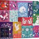 Elena Essex Christmas Puzzle - Winter Patchwork, Puzzles for Adults 1000 Pieces, Jigsaw Puzzles, Winter Animal Thanksgiving Christmas Holidays 1000 piece Puzzle, Size 20x28 inches