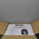 Ninja | Air Fryer | 5 QT Capacity | 5-in-1 Air Fry, Bake, Roast, Reheat, & Dehydrate | Air Crisp Technology | Nonstick Basket & Crisper Plate | Grey | AF142 (Black)