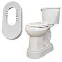 Grande Toilet Riser for Large Base Toilets, 15" W x 28" L x 3.5" H - Extra Tall 3.5" Toilet Seat Elevator for Handicap and Elderly, 500 lb Capacity, Easy Install Riser Base