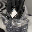 UPPAbaby RumbleSeat V3 Second Lower Seat - Compatible with Vista V2 and Vista V3 - All-Weather Seat + Magnetic Buckle Adapters Included - Jake (Charcoal/Carbon Frame/Black Leather)