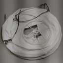 Scalloped Lamp Shades Set of 2, White Lamp Shade with Petal Edge Braid, 6.1"Top x 13"Bottom x 9.6"High, Bell Lamp Shades for Table Lamps Floor Lamps, Spider, Harp Holders Included, Easy Assembly