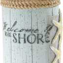 Avanti Linens - Soap Dispenser/Lotion Pump, Guest Bathroom Essentials, Coastal Inspired Bathroom Decor (Beachcomber Collection)