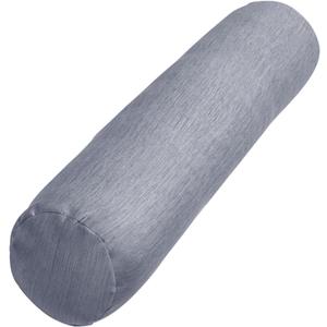1 MIDDLE ONE Body Pillow, Bolster Pillow with Cooling Cover, Long Round Roll Cylinder Pillow for Bed, 35" x 7.87", Grey
