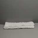 SUBRTEX Bathroom Rugs Chenille Bath Rug Soft Short Plush Bath Mat Soft Shower Mat Water Absorbent Shower Mat Quick Dry Machine Washable(White,16" x 24")