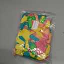 HILAVO Summer Tropical Balloon Arch Garland Kit Iridescent Star Balloons and Transparent Balloon Teal Pastel Pink Orange Yellow Lime Green Balloons for Hawaiian Luau Aloha Birthday Pool Party Decor