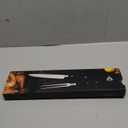 Arrtcy Turkey Carving Set,Full Tang Ergonomic Handle Carving Knife and Fork,German Stainless Steel Kitchen Tools for Turkey, Ham, BBQ,Includes Carving Fork & Knife with Gift Box