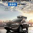 Lockable Roof Rack Cross Bars 220lbs Compatible with Honda CRV CR-V 2007 2008 2009 2010 2011 EX EX-L LX 2.4L L4,Heavy Duty Aluminum Roof Rails Crossbars Cargo Canoe Black Rooftop Carrier Luggage