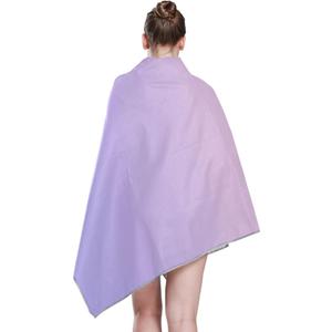 Pink Purple Gradient Oversized Bath Towel 30.5 X 63 Inches Absorbent Soft Extra Large Bath Towels Quick Drying Lightweight Towels for Bathroom Body Yoga SPA Gym Travel Pool Hotel