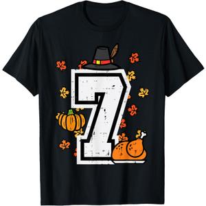 Number 7 Thanksgiving 6 7 Matching 67 Meme Men Women Kids T-Shirt M