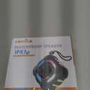 comiso Shower Bluetooth Speaker, Waterproof Bluetooth Speakers IPX7, Floating Portable Wireless Speaker with LED Light, Loud HD Sound and Bass for Travel Beach Shower, Ideal Gifts for Men and Women