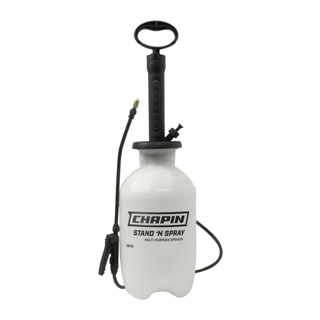 Chapin 29002: Made in The USA 2-Gallon Stand 'N Spray No Bend Pressure Pump Tank Sprayer for Lawn and Garden, Insects, Pest and Weeds, Translucent White