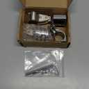 Bimini Top Hardware Kit, 4Pcs 316 Stainless Steel Eye End Caps and Hinged Jaw Slides with Lock Nut for 7/8'' or 1'' OD Boat Canopy Tubing, Includes L-Shaped Hex Key