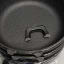 Mini Cast Iron Skillets 5 x 5 x 1.3 Inch Cast Iron Pan Small Ramekin Set Black Casserole Dish Cookware Oven Safe Mini Skillets for Kitchen Indoor Outdoor Picnic (4 Pack)