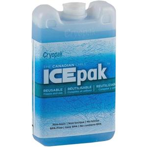 Cryopak Hard Shell Reusable Ice Pack, 3 x 5", Lime