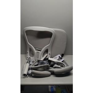 Office Chair, Ergonomic Desk Chairs 330LBS Capacity High Back Mesh Computer Chair with Flip-up Armrests, Comfy Work Chair with Adjustable Lumbar Support, Rolling Chair. Grey