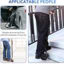 Walking Cane, Stair Climbing Cane for Women/Men for Leg Lifter Adjustable Assist Canes with Large Footrest for Relaxed and Walk Up and Down Stairs