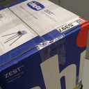 Chicco Zest 4-in-1 Folding High Chair, Feeding Chair, Toddler Chair and Youth Stool, Multi-Use Easy Clean High Chair, Capri/Blue