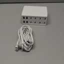 500W USB C Charger Block, 12Port USB C Charging Station for Multiple Devices, Leather Texture Dual PD 65W Laptop Fast Charger Compatible with MacBook Pro/Air, iPad, iPhone,Galaxy and More, White