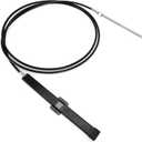 12FT 14FT 15FT 18FT 19FT Mechanical Rack & Pinion Steering Cable SSC134XX, Back Mount Rack Single Cable Compatible with Seastar SH5210P, SH5230P, SB39526P, SB39544P, SS14115 SS15115