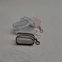 5 Pcs Clear Figure Display Bag with Keychain, Zipper Clear Display Case, Mini Doll Pouch for Figures Collectibles