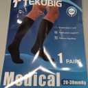 Medical Women Men Compression Socks Knee High 20-30 mmhg Graduated Stocking Support Hose Cute for Running Travel Small