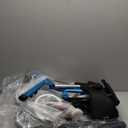 PLANET WALK Super Lightweight Rollator Walker for Seniors, Foldable Rolling Walker with Seat and 8" Rubber Wheels for All Terrain, Unique Design Aluminium Frame Sturdy Walkers for Traveling - Blue