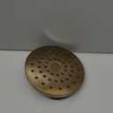 Delta PivotPro Brushed Gold Rain Showerhead, Single Setting 7 Inch Round Shower Head, Showerheads, 1.75 GPM Flow Rate, Champagne Bronze 75104CZ