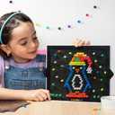 Lite Brite Ultimate Value Retro Toy, 12 Seasonal Templates, Peg Pouch, Light up Creative Activity Toy, Educational Stem, Gift for Girls and Boys, Ages 4+