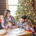 PajamaGram Family Pajamas Matching Sets - Christmas Onesie, Gray, SM