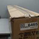 Farmhouse Dining Room Light Fixtures Over Table, Black Pendant Lights for Kitchen Island with Milk Glass Shade, 5 Light Linear Chandelier Lighting with Wood