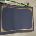 SUNEE Certificate Holders(Navy Blue, 30 Packs), Diploma Covers Gold Foil Border, for Letter Size 8.5x11 Certificates, Cardstock, Document Papers