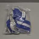 AOFITEE Dog Coat, Warm Winter Jacket for Medium Dogs, Reflective Turtleneck With Built-in Harness, Waterproof Windproof Pet Fleece Vest Puffer, Blue M