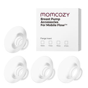 Momcozy Flange Insert 15mm Compatible with 24mm Flange/Shield of Most Pumps, Insert for Momcozy/Medela/Elvie/Spectra, Bellababy/TSRETE/Willow Breast Pump Replacement Accessories, 4Pcs Momcozy Flange Insert 15mm Compatible with 24mm Flange/Shield of Most Pumps, Insert for Momcozy/Medela/Elvie/Spectra, Bellababy/TSRETE/Willow Breast Pump Replacement Accessories, 4Pcs