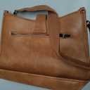 APHISON Crossbody Bags For Women Trendy, Vegan Leather Hobo Purse Shoulder Handbag Bucket Bag with 2 Strap