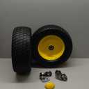 15x6.00-6 Replacement Lawn Mower Tires - 2 Pack Heavy Duty15x6.00-6nhs Rubber Tire and Wheel - Riding Lawn Mower Tires with Bearing Bore 3/4 Inch - Compatible with Most Riding Mowers and Lawn Tractors