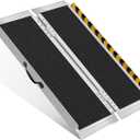 4FT Portable Wheelchair Ramp – 800lb Capacity, Folding Non-Slip Aluminum Handicap Ramp, Ramps for Wheelchairs for Home, Doorways, Stairs, Thresholds, Car Curbs, Scooters & Carts