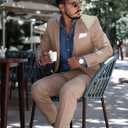 COOFANDY Mens Blazer Sport Coats Casual Slim Fit Suit Jacket Business One Button Blazers (XL)