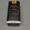 Hikenture Camping Pillow with Removable Cover - Ultralight Inflatable Pillow for Neck Lumbar Support - Upgrade Backpacking Pillow - Washable Travel Air Pillows for Camping, Hiking, Backpacking (Black)