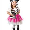 Rubies Little Pirate Girl Costume Dress for Toddlers, Girl's 4T (XS)