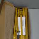 Over the Table Rod Stand with Clamps Adjustable 13''-42'' Tall 29"-98" Length Gold Table Arch Hanging for Wedding Birthday Party Halloween Christmas Decoration