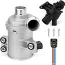 11518635089 Electric Engine Water Pump with Thermostat Compatible with BMW F22 F30 F34 F32 F10 F11 F25 F26 F15 E89 E84, 228i 328i 428i 528i Z4 X1 X3 X4 X5, N20B20 180kW L4 2.0L, Replace # 11517604027